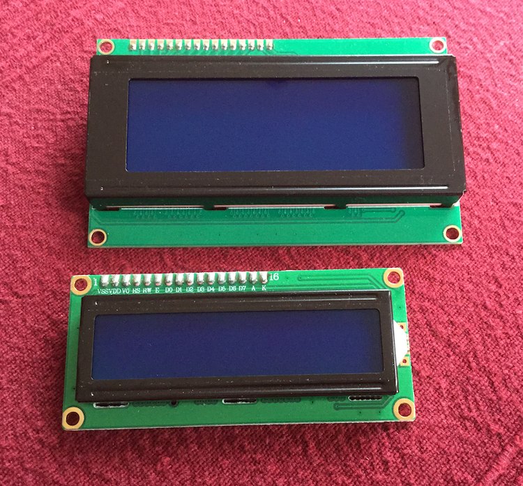 noir/blanc p Raspberry Pi pour Arduino ex 2x40 caractères LCD Module LC-Display 