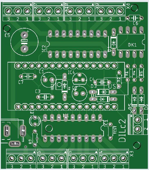 Circuit imprimé DILc2 / DILc4