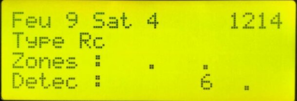 Test du signal 9 sur le satellite 4 : ralentissement clignotant