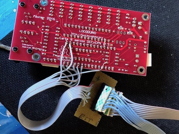 Figure 16 : connexion du bus SPI.